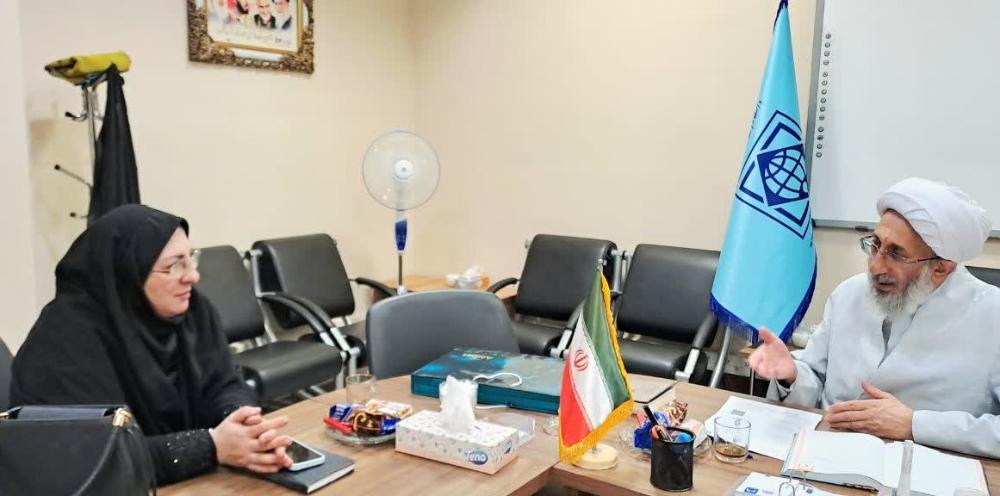 نشست ریاست نهاد مقام معظم رهبری در دانشگاه‌های استان با رئیس بنیاد ملی نخبگان استان قزوین